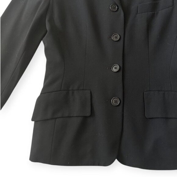 Vintage DKNY Black Wool Blazer Jacket , size 6, 90s - Picture 9 of 15